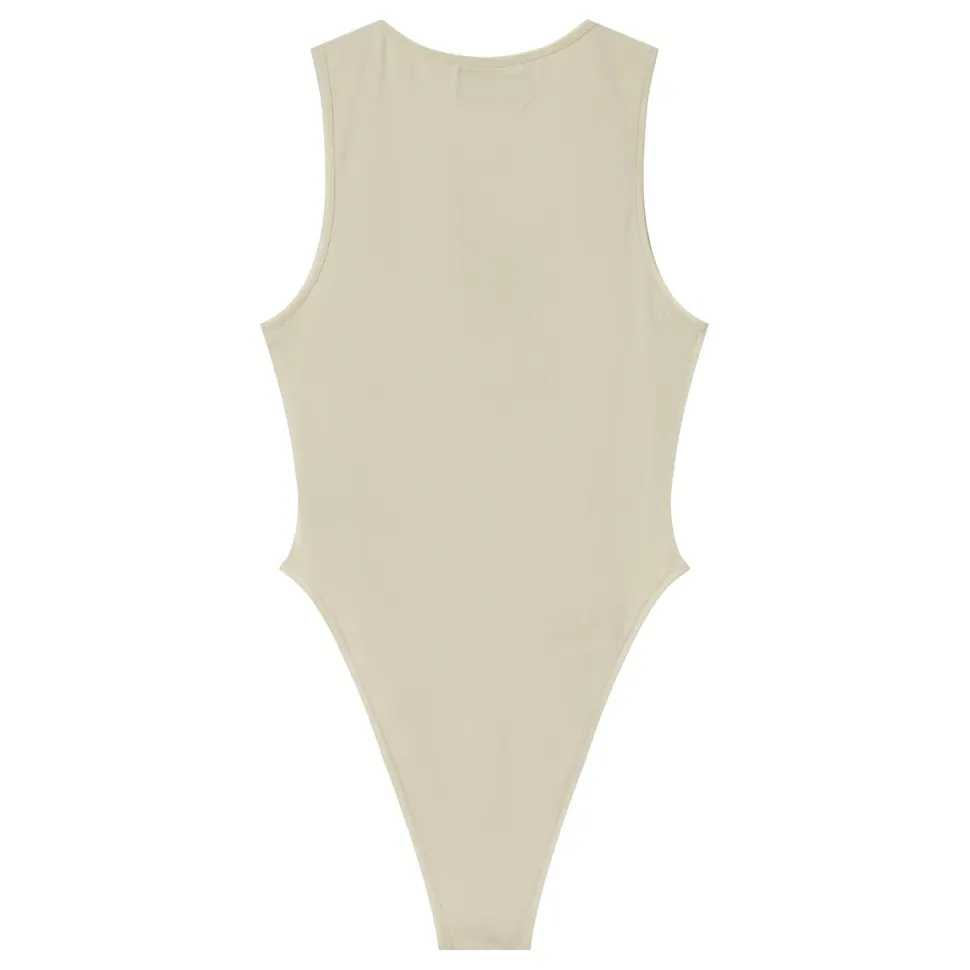 Body Brode Large Bretelles Beige