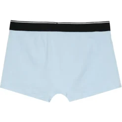 Boxer Uni Bande Bleu Clair