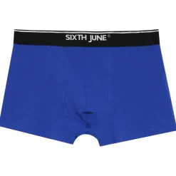 Boxer Uni Bande Bleu Fonce