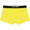 Boxer Uni Bande Jaune