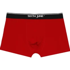 Boxer Uni Bande Rouge