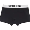 Boxer Uni Texte Noir