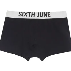 Boxer Uni Texte Noir