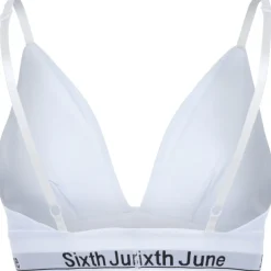 Brassiere Bretelles Bande Logo Blanc