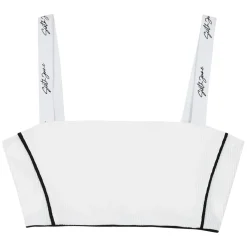 Brassiere Cotelee Signature Blanc