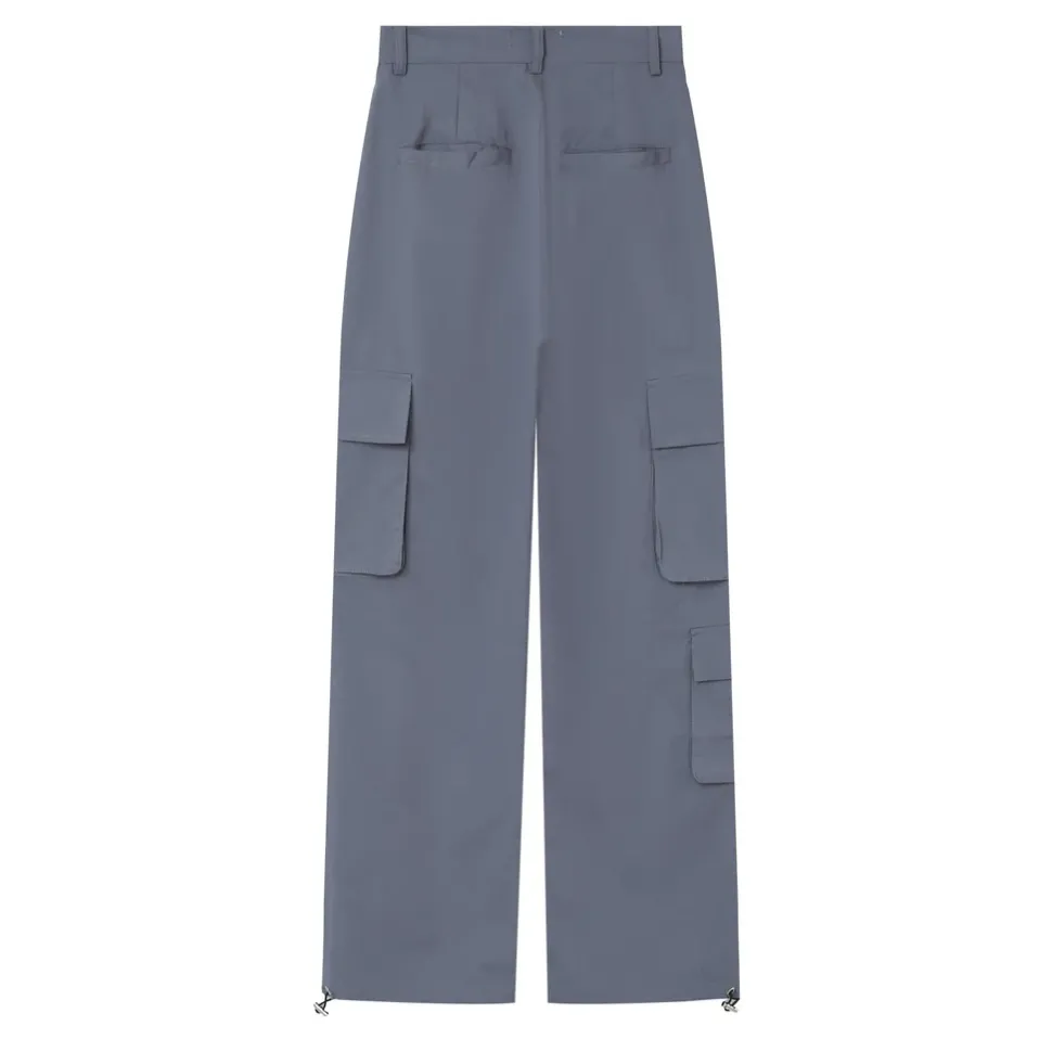 Cargo Jambes Larges Gris