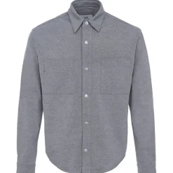 Chemise Manches Longues Gris