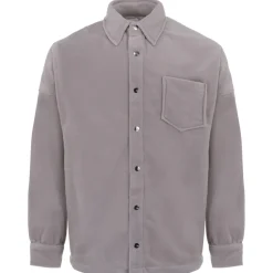 Chemise Polaire Patch Curly Gris Clair