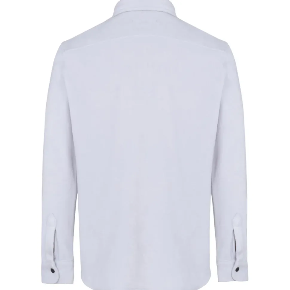 Chemise Polaire Poche Gris Clair