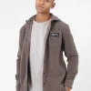 Chemise Polaire Poche Marron