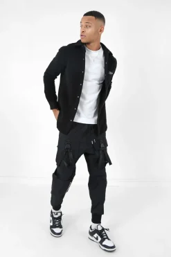 Chemise Polaire Poche Noir