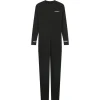Combinaison Cotelee Logo Noir
