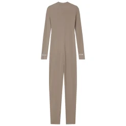Combinaison Cotelee Logo Beige