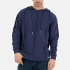 Coutures Exterieurs Sweatshirt Bleu Fonce