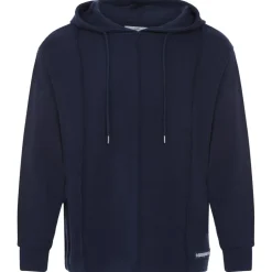 Coutures Exterieurs Sweatshirt Bleu Fonce