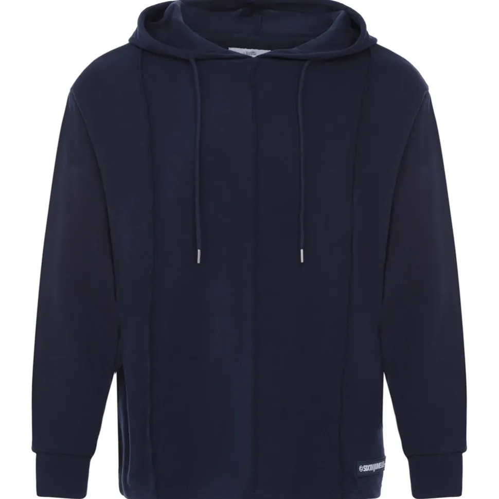 Coutures Exterieurs Sweatshirt Bleu Fonce