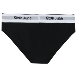 Culotte Bande Elastique Noir