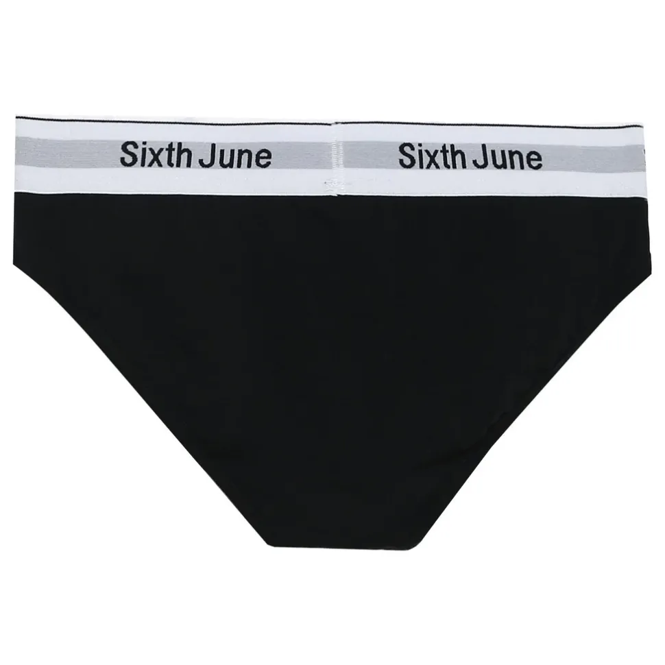 Culotte Bande Elastique Noir