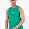 Debardeur Logo Imprime Vert