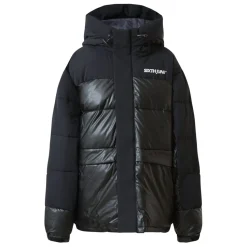 Doudoune Bi Matiere Logo Noir