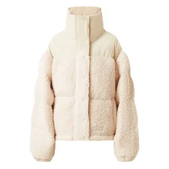Doudoune Bi Matiere Sherpa Beige