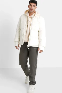 Doudoune Col Cotele Blanc
