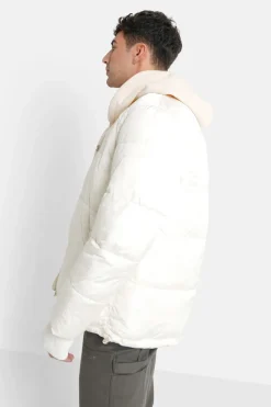Doudoune Col Cotele Blanc