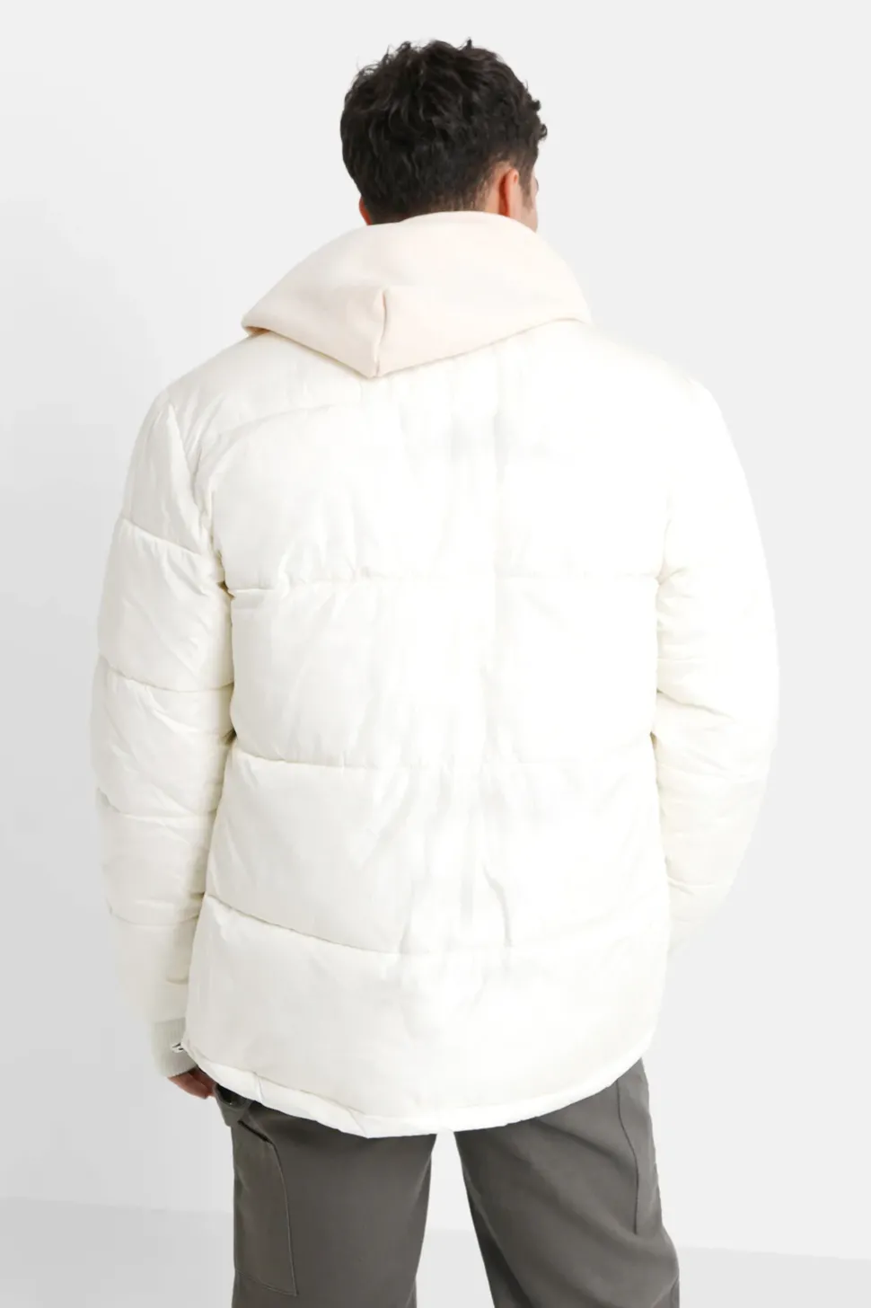 Doudoune Col Cotele Blanc