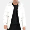 Doudoune Courte Details Blanc