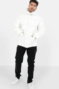 Doudoune Courte Details Blanc