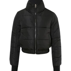 Doudoune Courte Matelasse Noir