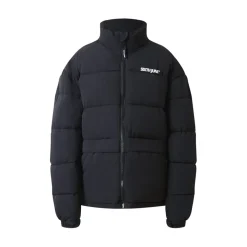Doudoune Grand Logo Imprime Noir