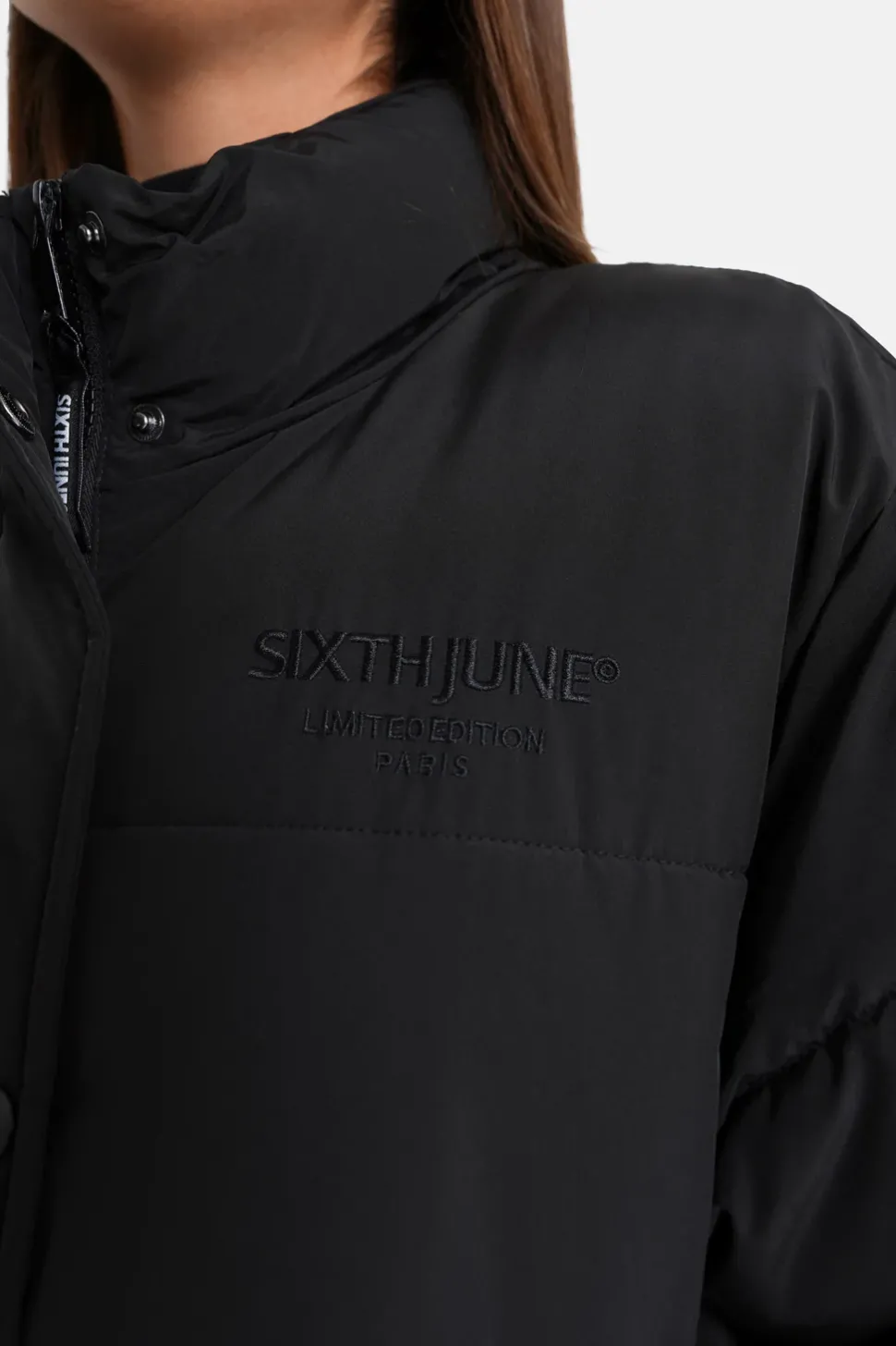 Doudoune Longue Oversize Noir