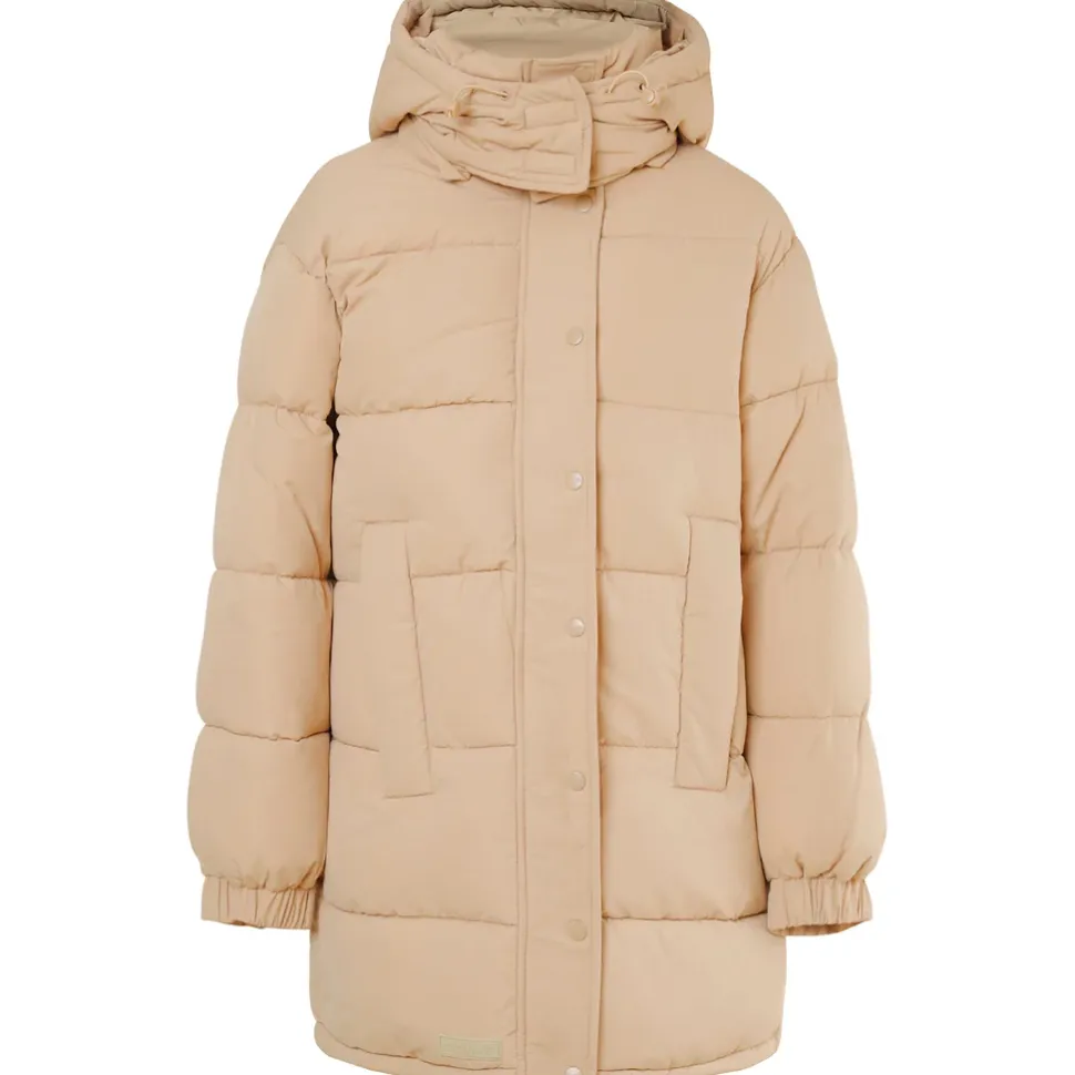 Doudoune Longue Oversize Beige