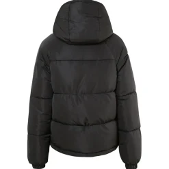 Doudoune Matelassee Courte Noir