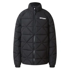 Doudoune Matelassee Triangle Noir