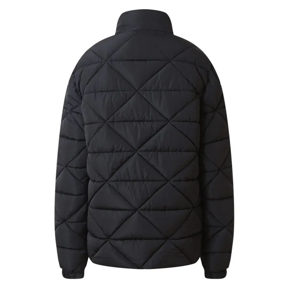 Doudoune Matelassee Triangle Noir