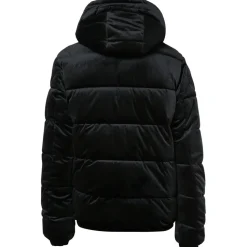 Doudoune Matelassee Velours Noir