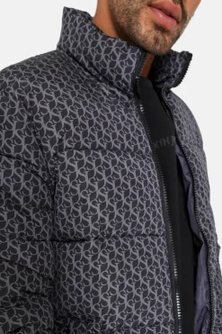Doudoune Monogramme Matelassee Noir