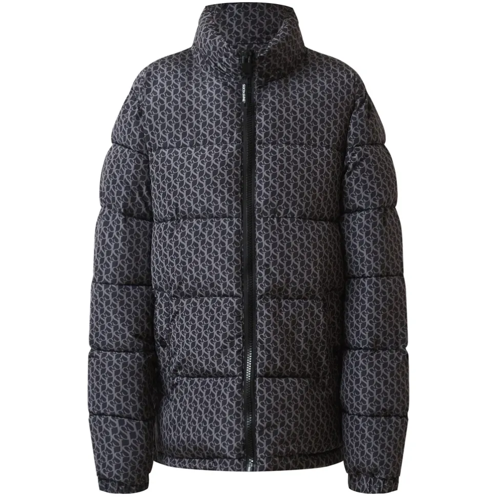 Doudoune Monogramme Matelassee Noir
