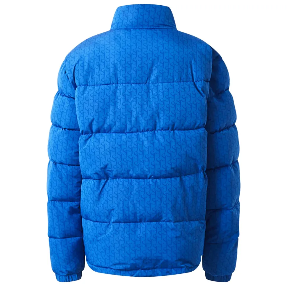 Doudoune Monogramme Matelassee Bleu