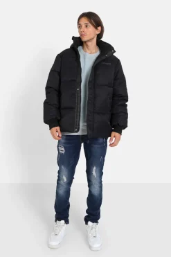 Doudoune Nylon Epais Noir