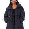 Doudoune Oversize Matelasse Noir