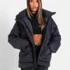 Doudoune Oversize Matte Noire