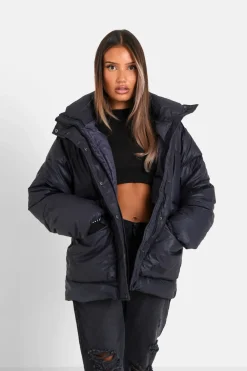 Doudoune Oversize Matte Noire