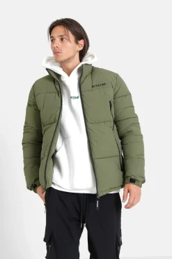 Doudoune Zips Logo Vert