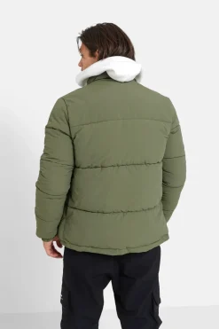 Doudoune Zips Logo Vert