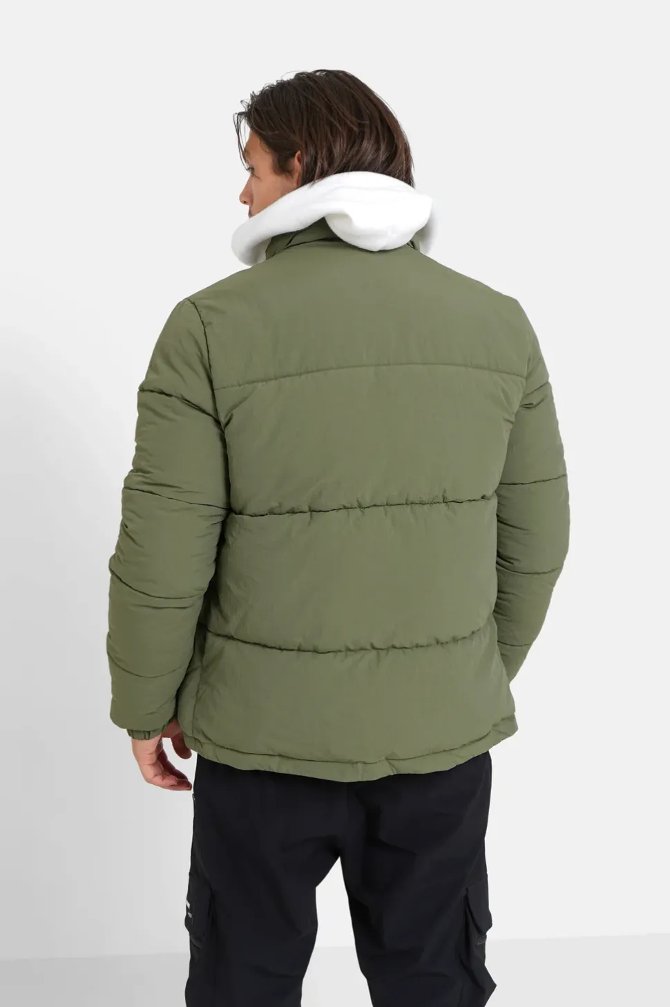 Doudoune Zips Logo Vert