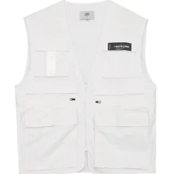 Gilet Multipoche Zip Blanc