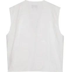 Gilet Multipoche Zip Blanc
